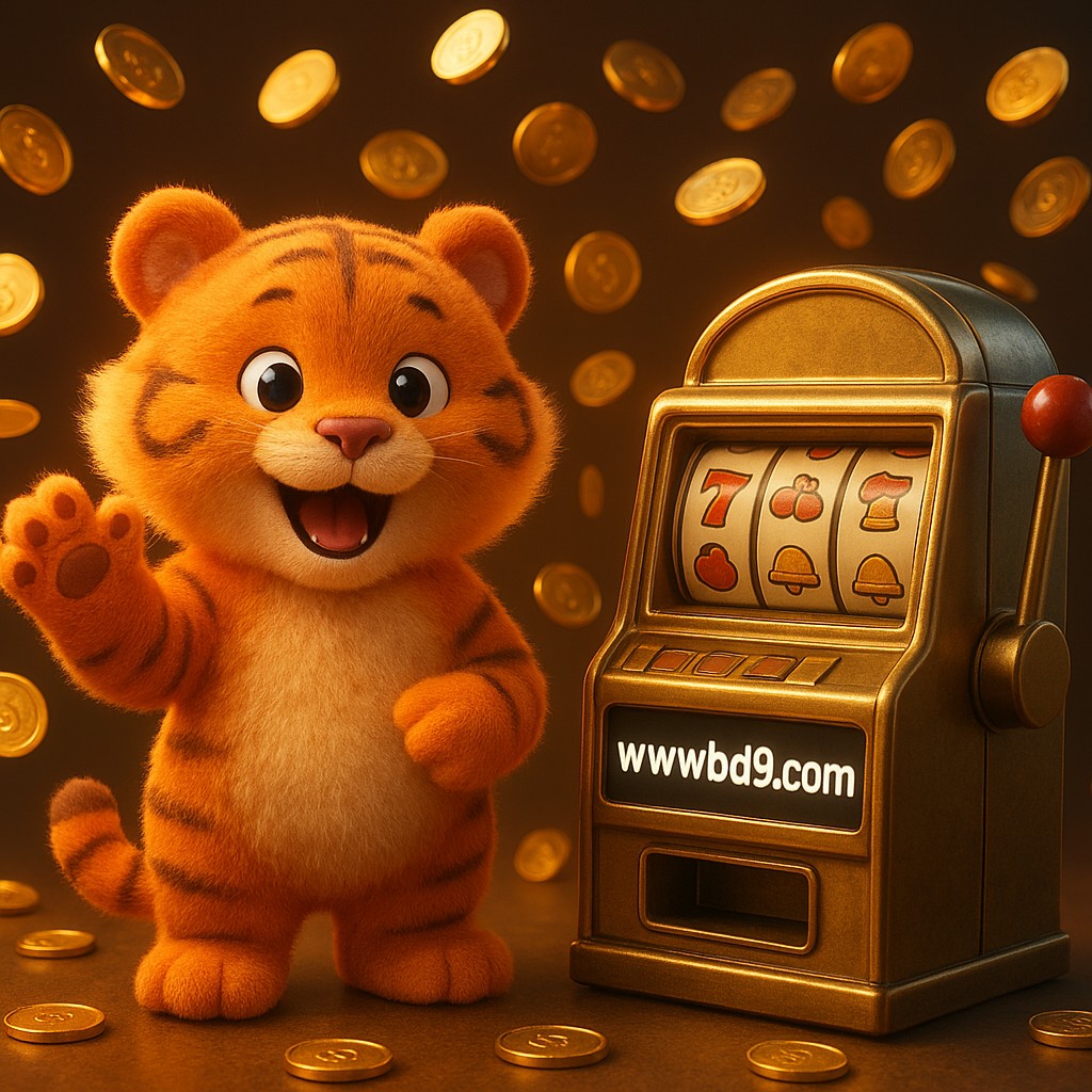 আর্কেড জয়ের খুশিতে উল্লাসিত এক বাঘশাবক