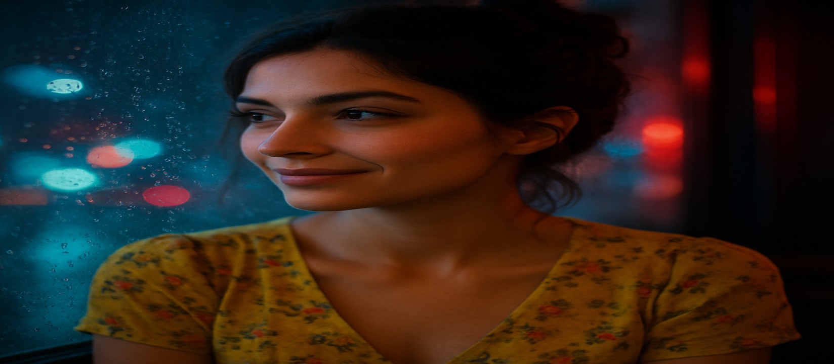 চকচকে গেমিং প্ল্যাটফর্মের পরিবেশে আর্কেড মেশিনগুলোর পাশে হাসিখুশি এক তরুণী